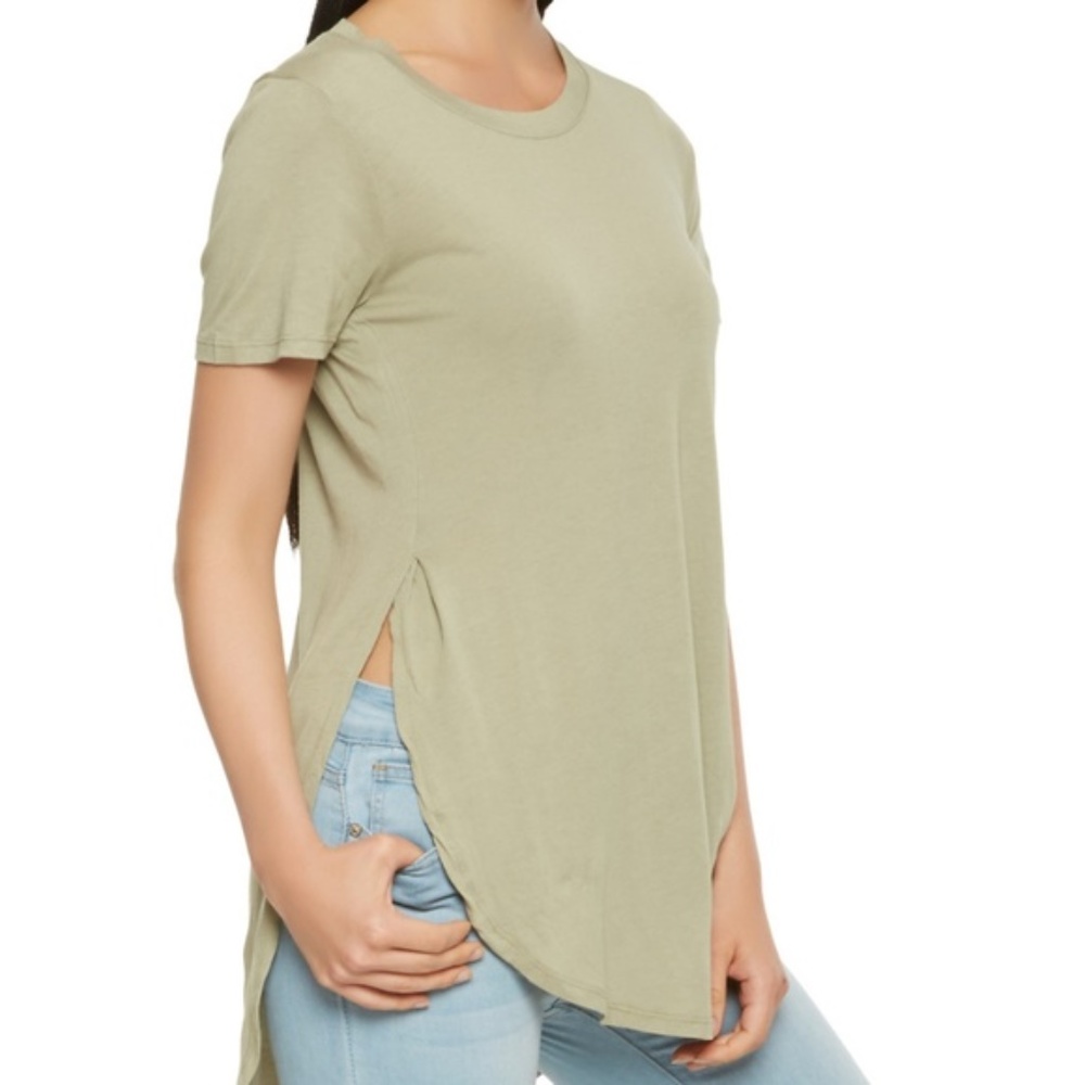 BACK TO BASICS SAGE T-SHIRT - Picture 2 of 3